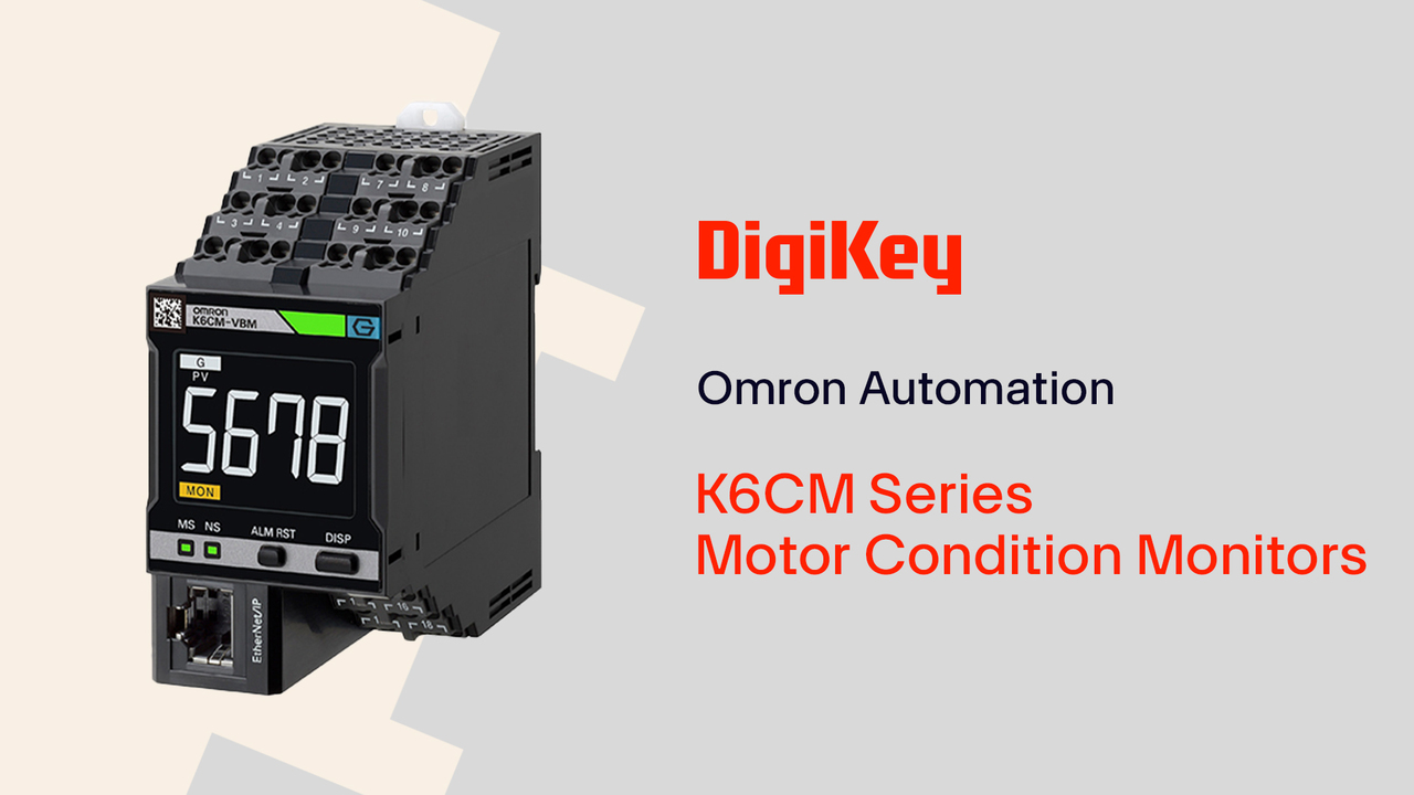 Omron K6CM Motor Condition Monitor Series PIO | DigiKey