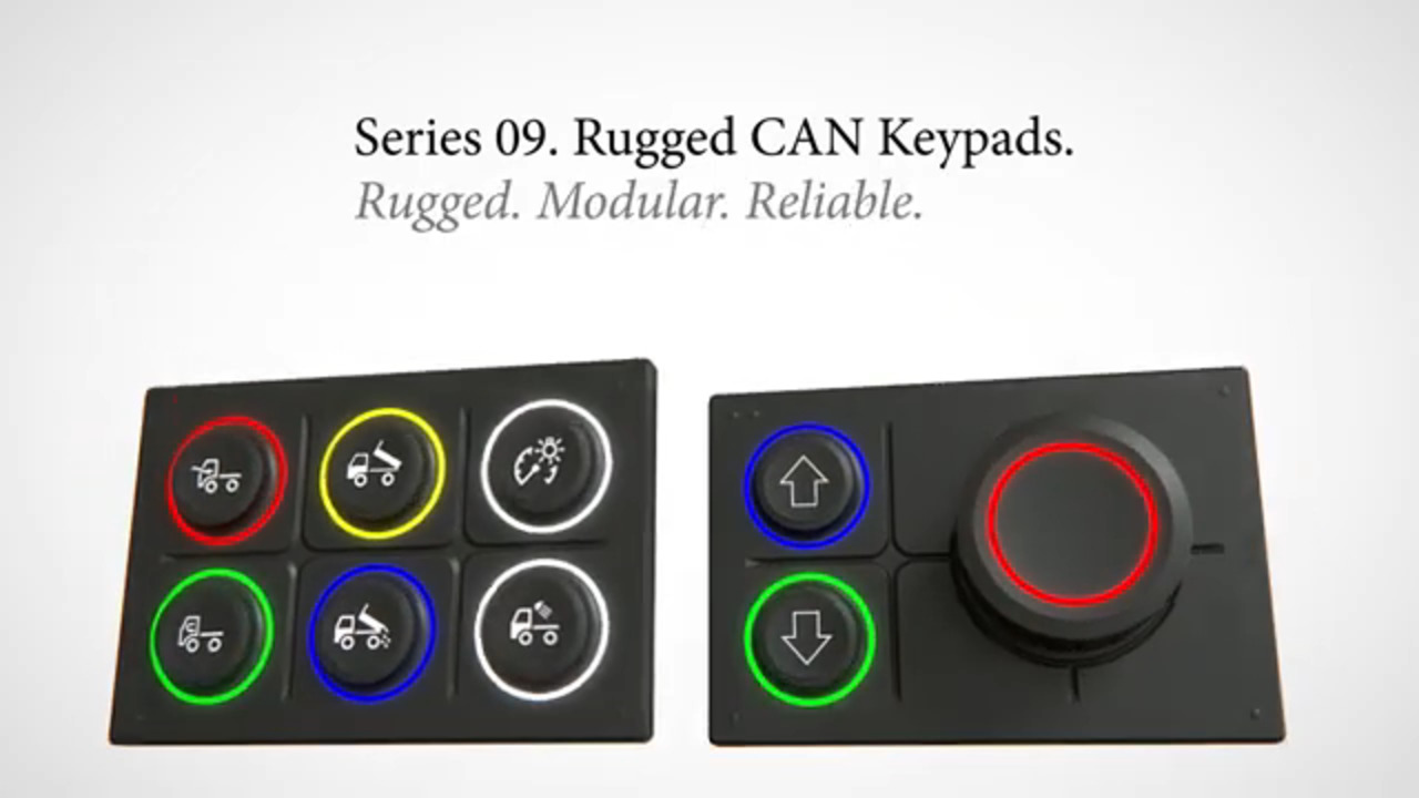 EAO – Series 09 Rugged CAN Keypads