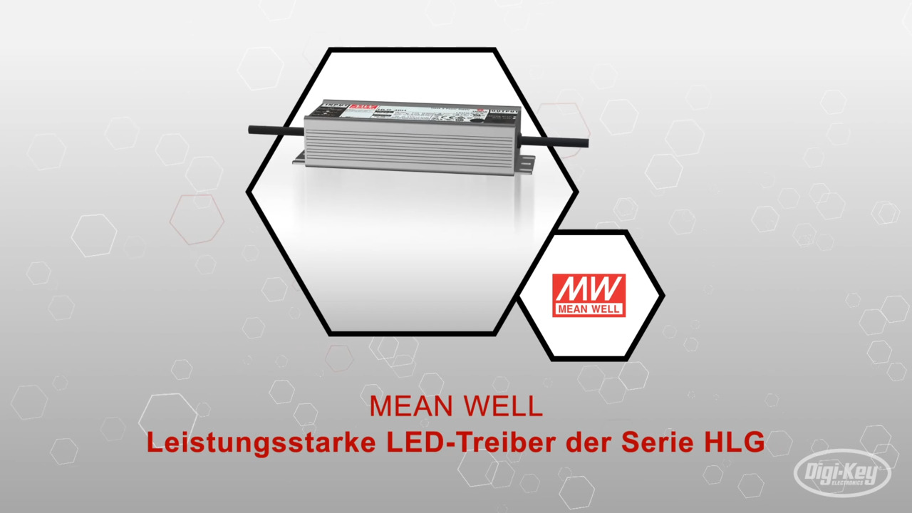Leistungsstarke LED-Treiber der Serie HLG | Datasheet Preview