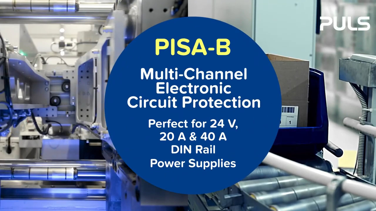PULS PISA-B Multi-Channel Electronic Circuit Breakers for Load & Voltage Protection