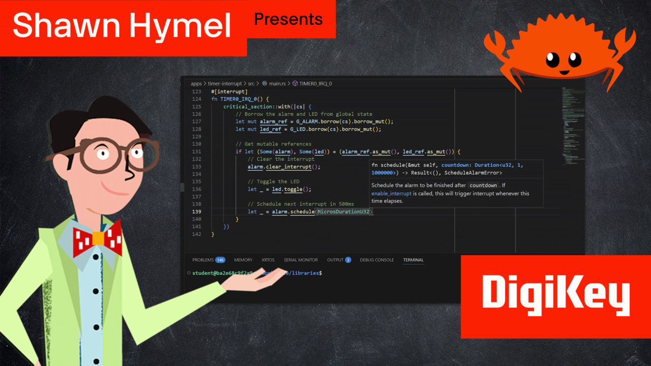 Intro to Embedded Rust Part 10: Interrupts | DigiKey