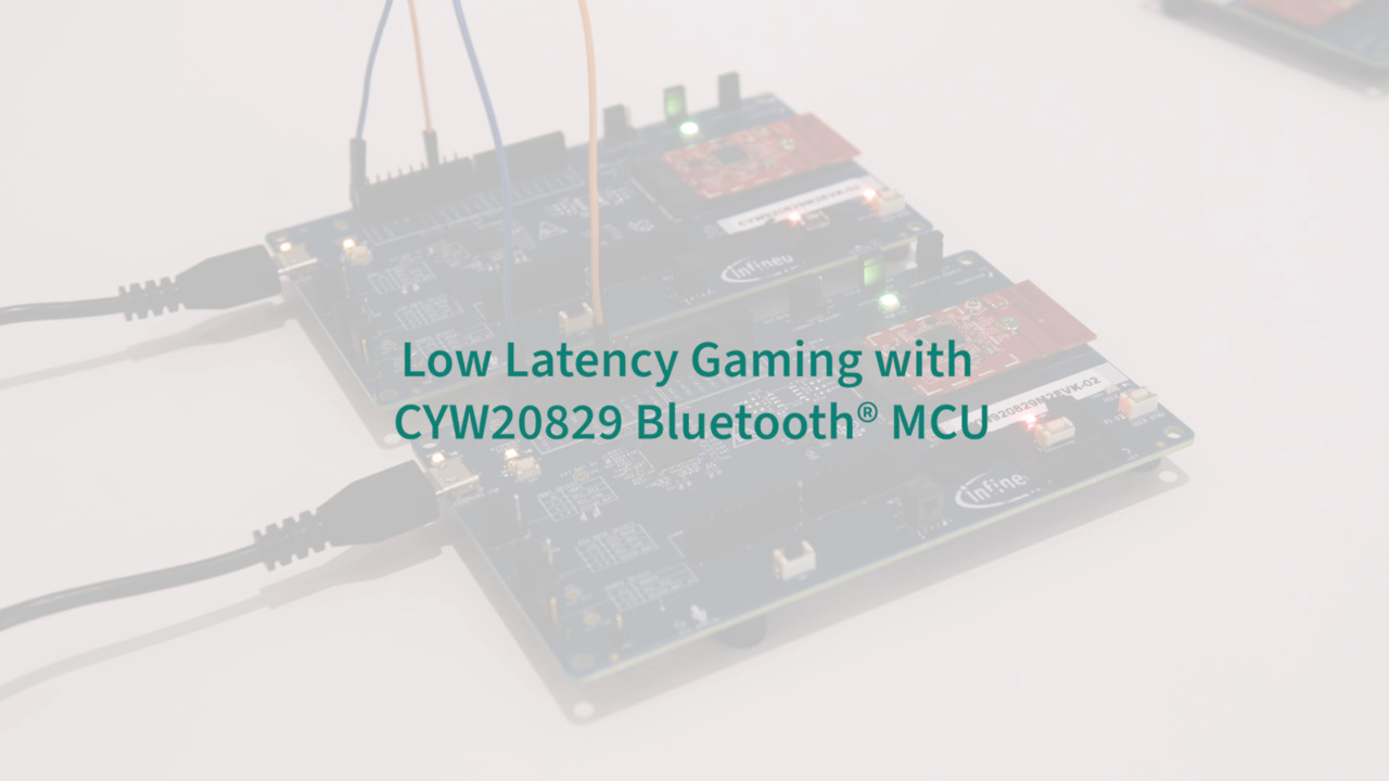 Low Latency Gaming with CYW20829 Bluetooth MCU