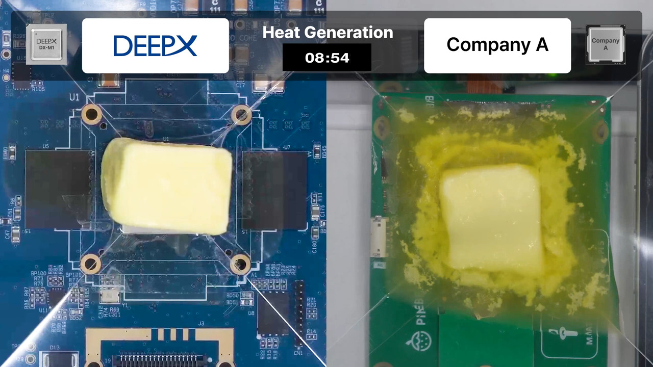 What happens when you put butter on an AI chip?