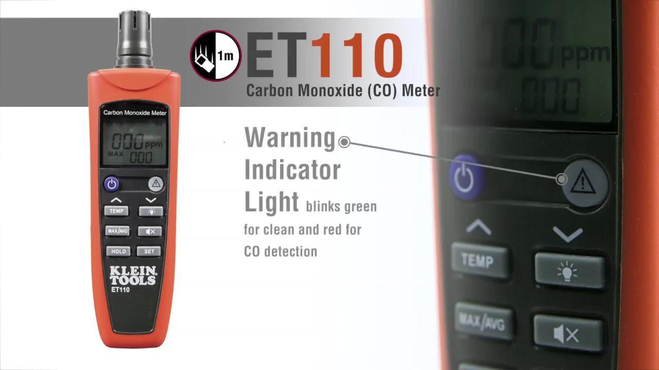 Klein Tools Carbon Monoxide Meter
