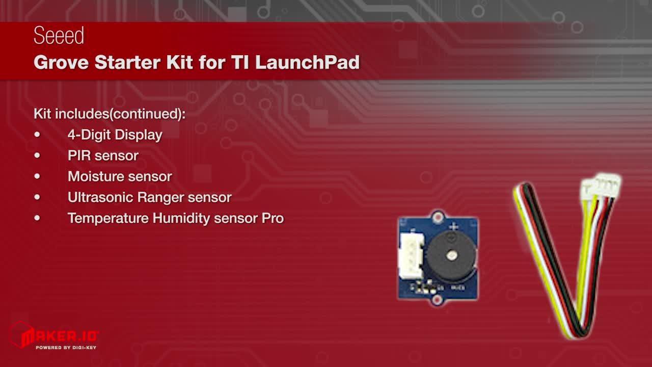 Seeed Grove Starter Kit for LaunchPad | Maker Minute