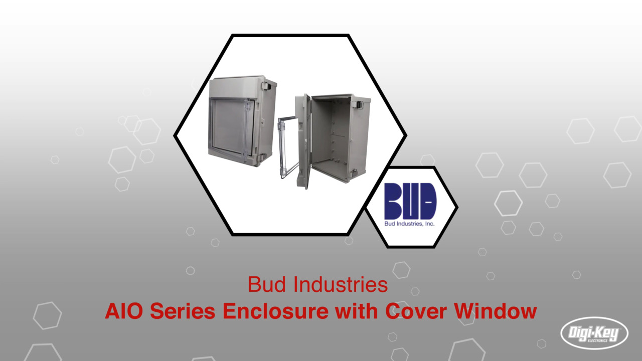 BUD Industries AIO Series Enclosure with Cover Window | Datasheet Preview