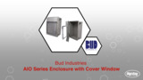 BUD Industries AIO Series Enclosure with Cover Window | Datasheet Preview BUD Industries AIO Series Enclosure with Cover Window | Datasheet Preview