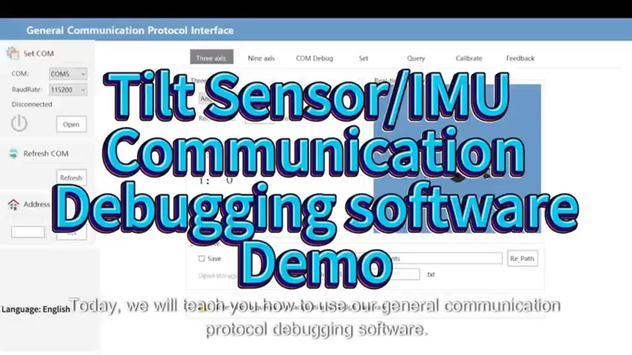 Software Demo for ATI Inertial Measurement Sensors (IMU / Inclinometer Series)