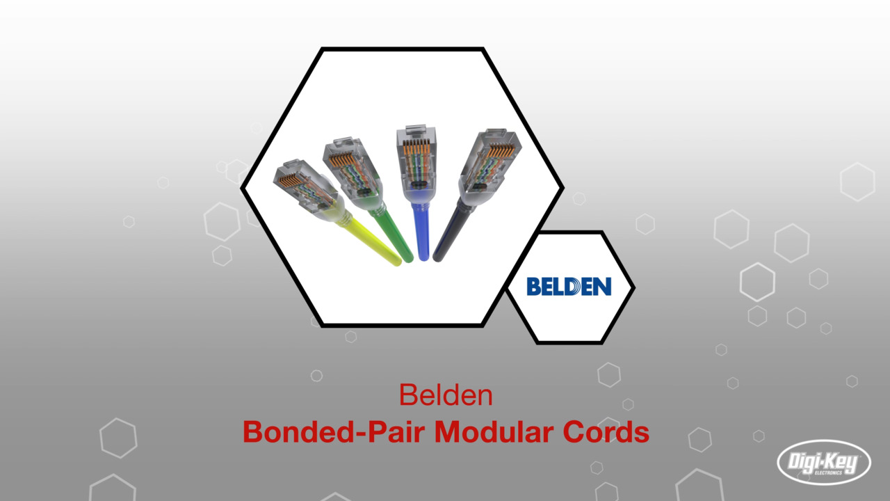 Belden, Inc. Bonded-Pair Modular Cords | Datasheet Preview