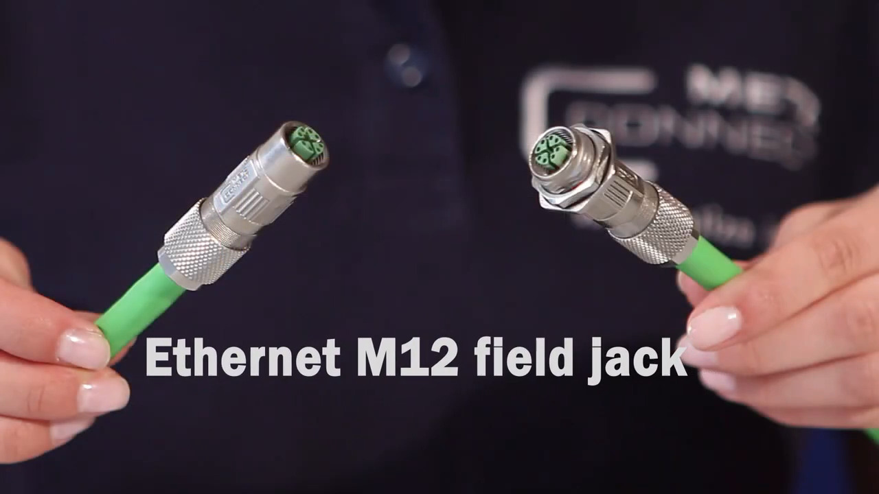 Ethernet M12 field jack