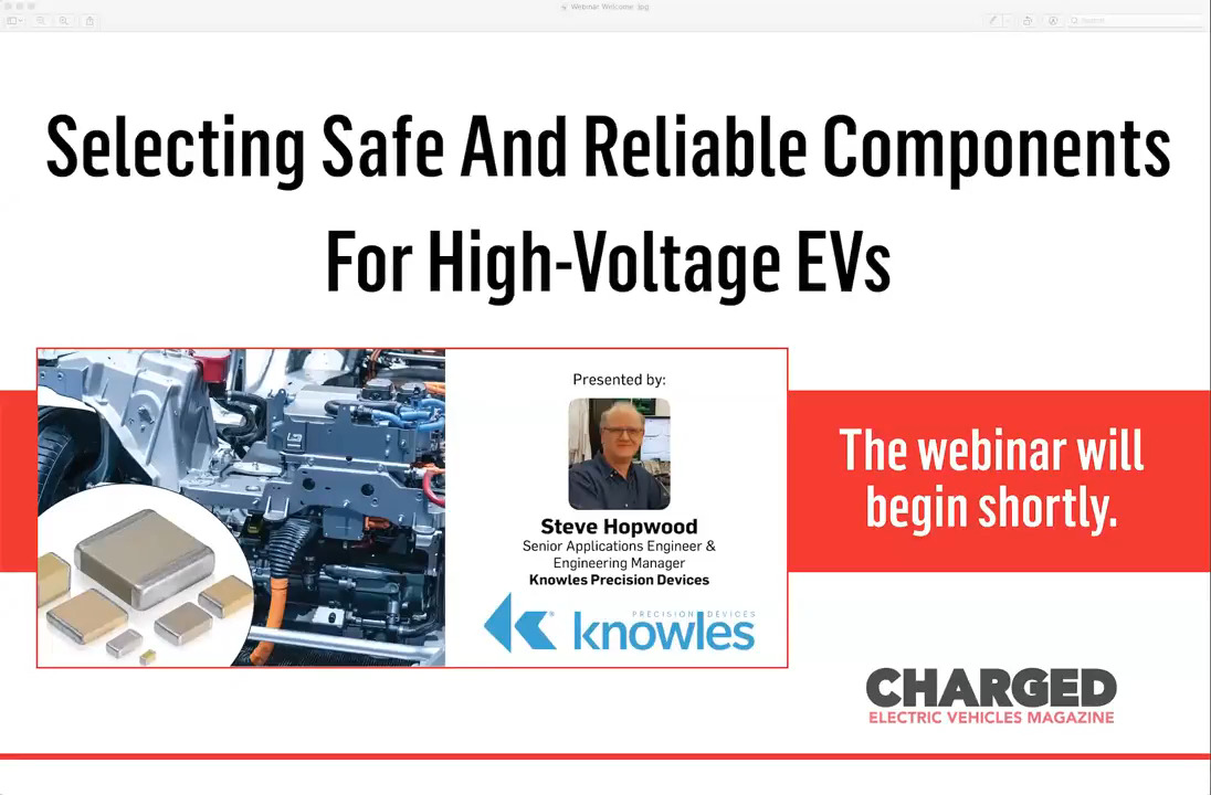 Selecting Safe and Reliable Components for High-Voltage for EVs