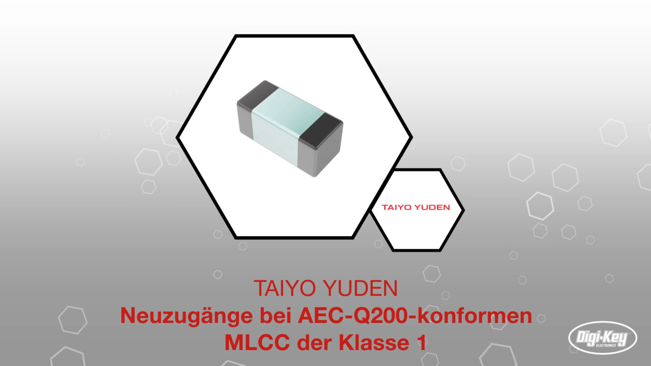 Neuzugänge bei AEC-Q200-konformen MLCC der Klasse 1 | Datasheet Preview