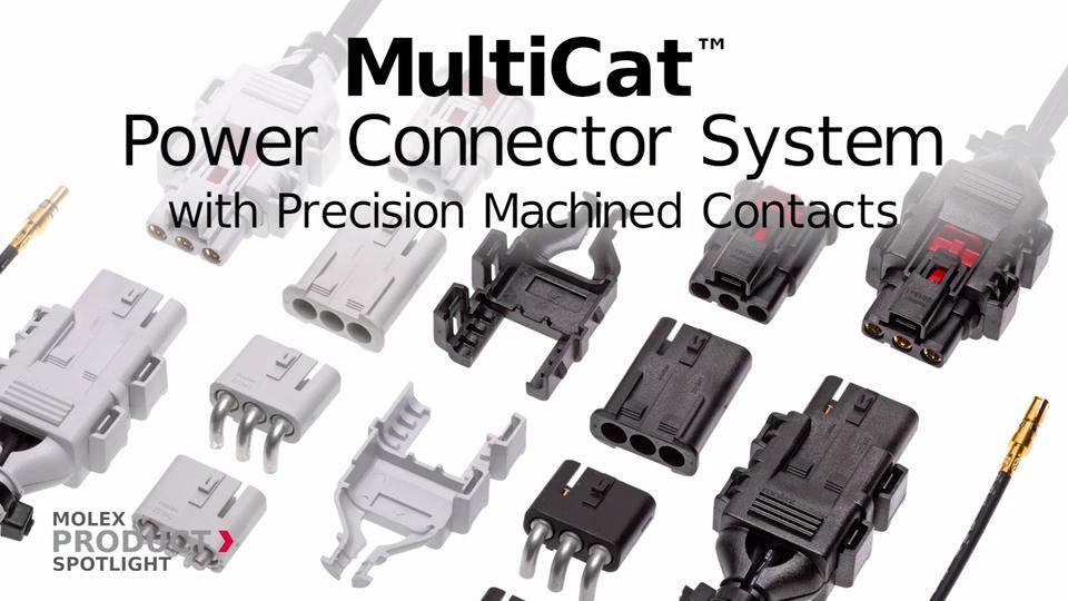 Molex - Product Spotlight - MultiCat™ Power Connectors with Precision-Machined Contacts 