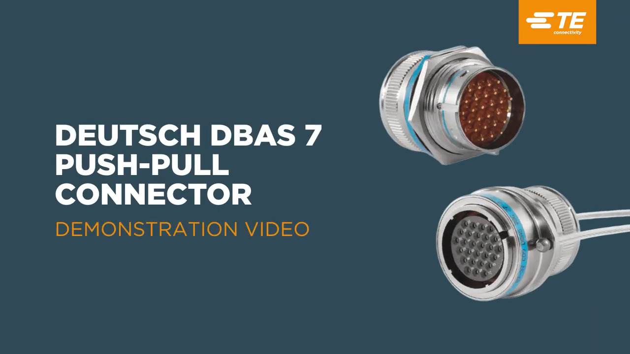 DEUTSCH DBAS Push-Pull Connector