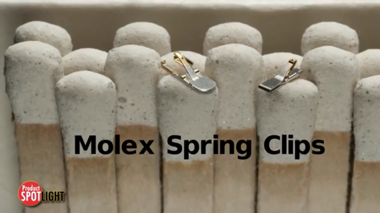 Molex - Product Spotlight - Spring Clips for Mobile Devices