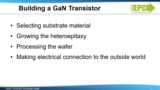 How to GaN - 02: Building a GaN Transistor How to GaN - 02: Building a GaN Transistor
