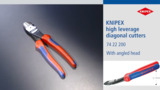 KNIPEX High Leverage Diagonal Cutter 74 22 200 KNIPEX High Leverage Diagonal Cutter 74 22 200
