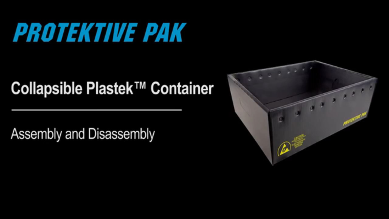 Plastek Collapsible Container