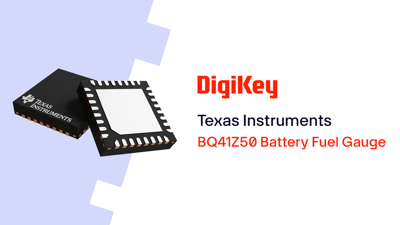 BQ41Z50 Battery Fuel Gauge from Texas Instruments PIO | DigiKey