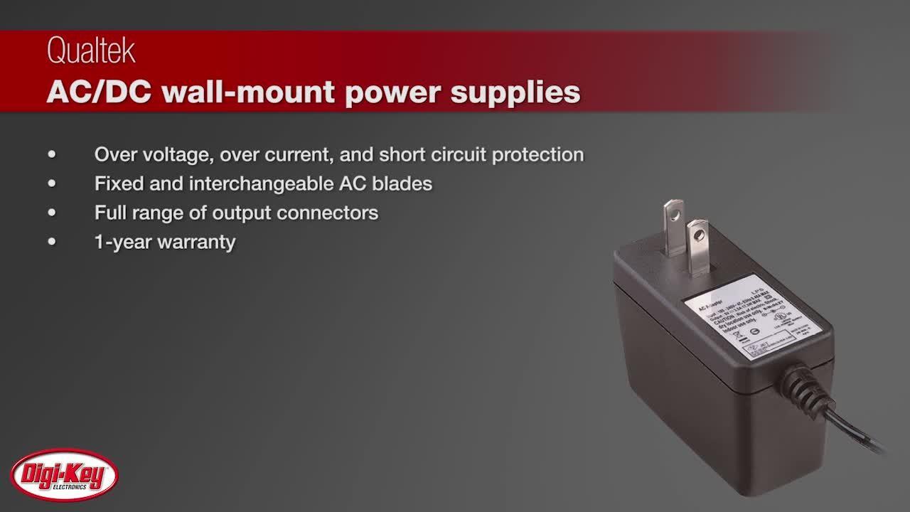 Qualtek AC/DC Wall Mount Power Supplies | DigiKey Daily