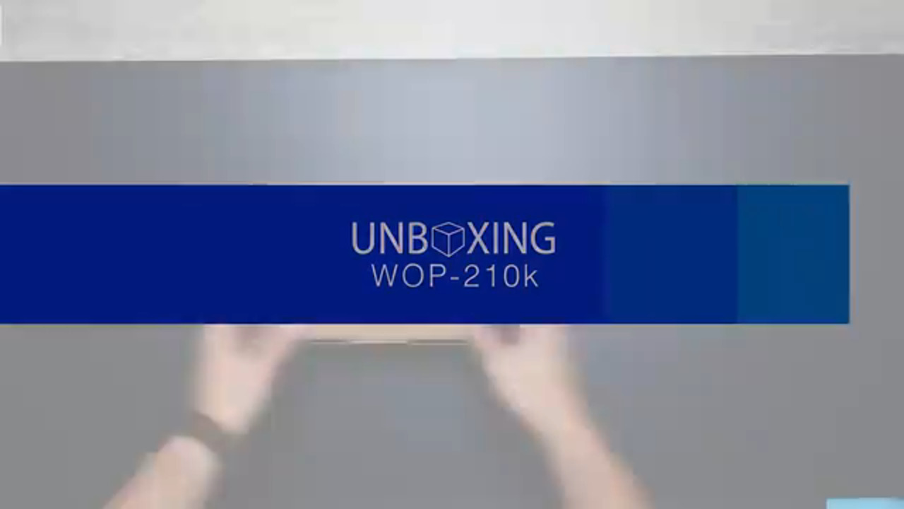 Unboxing the WOP-210K 10.1" WebOP Touch Panel