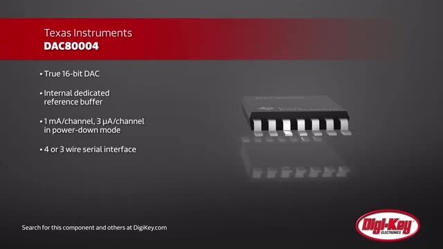 Texas Instruments DAC80004 DAC | DigiKey Daily
