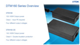 TDK-Lambda DTM160 Series TDK-Lambda DTM160 Series