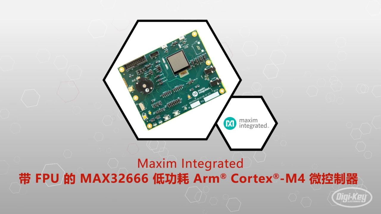 带 FPU 的 MAX32666 低功耗 Arm® Cortex®-M4 微控制器 | Datasheet Preview
