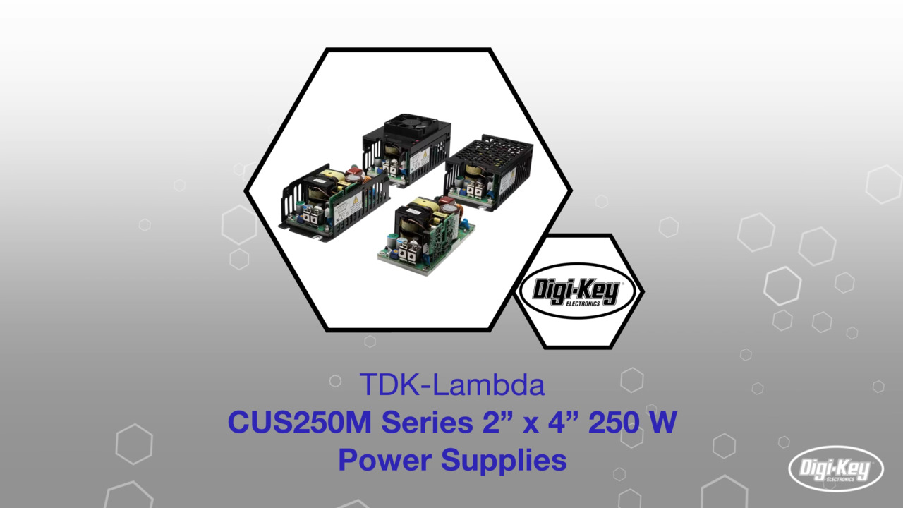 TDK-Lambda -CUS250M Series 2” x 4” 250 W Power Supplies | Datasheet Preview