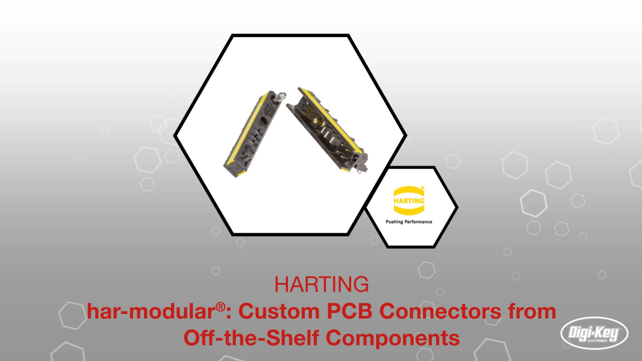 Harting har-modular®: Custom PCB Connectors from Off-the-Shelf Components | Datasheet Preview