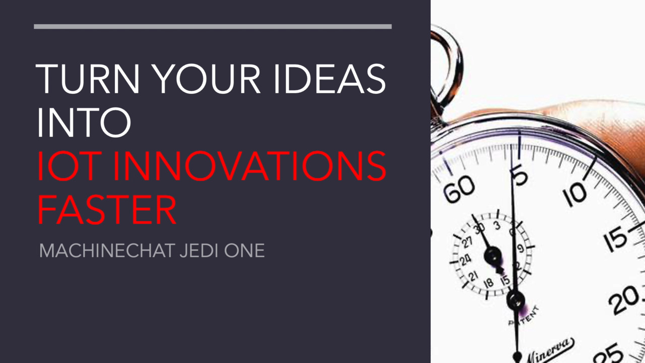 Overview of Machinechat JEDI One