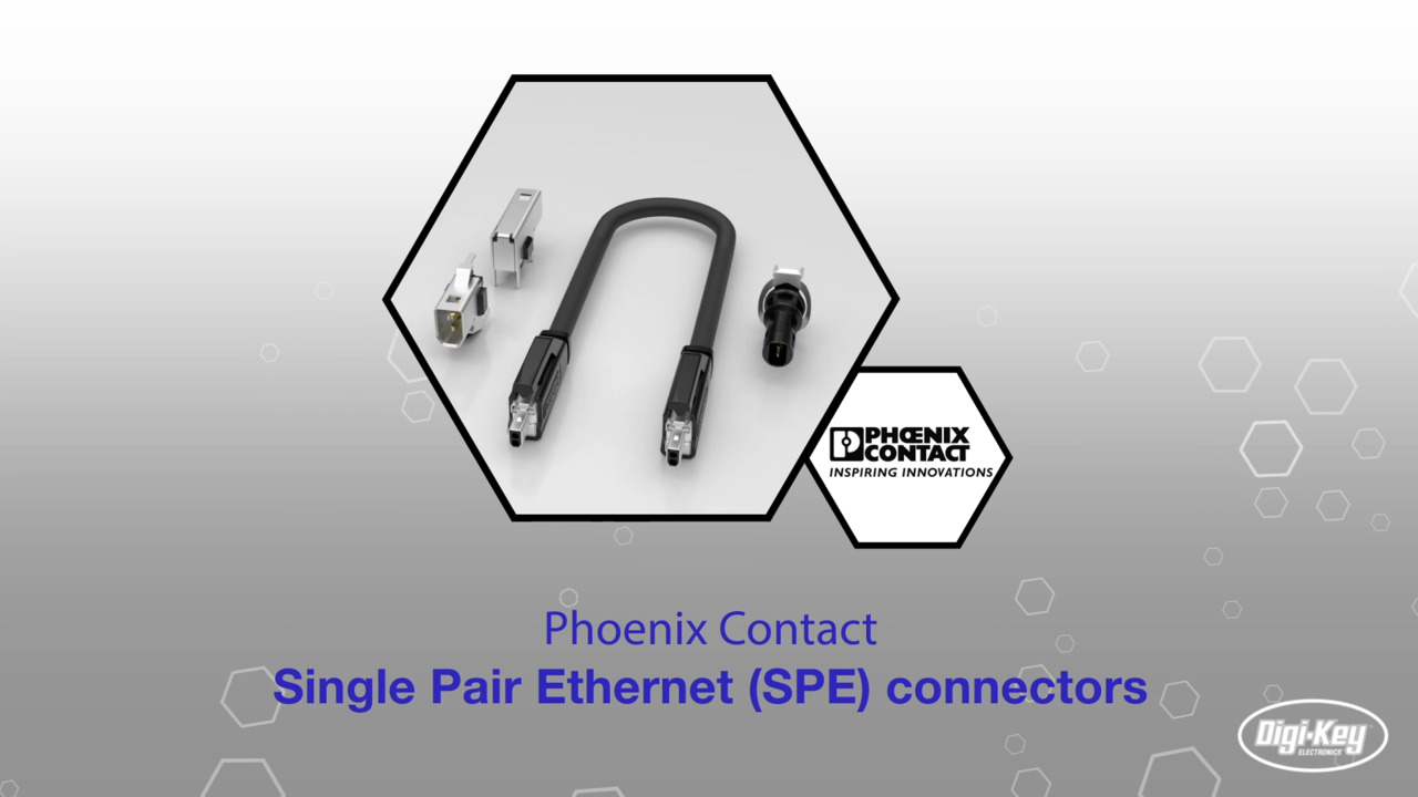 Single Pair Ethernet (SPE) Connectors | Datasheet Preview