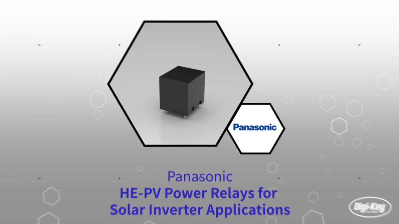 太陽電池インバータアプリケーション用のHE-PVパワーリレー | Datasheet Preview
