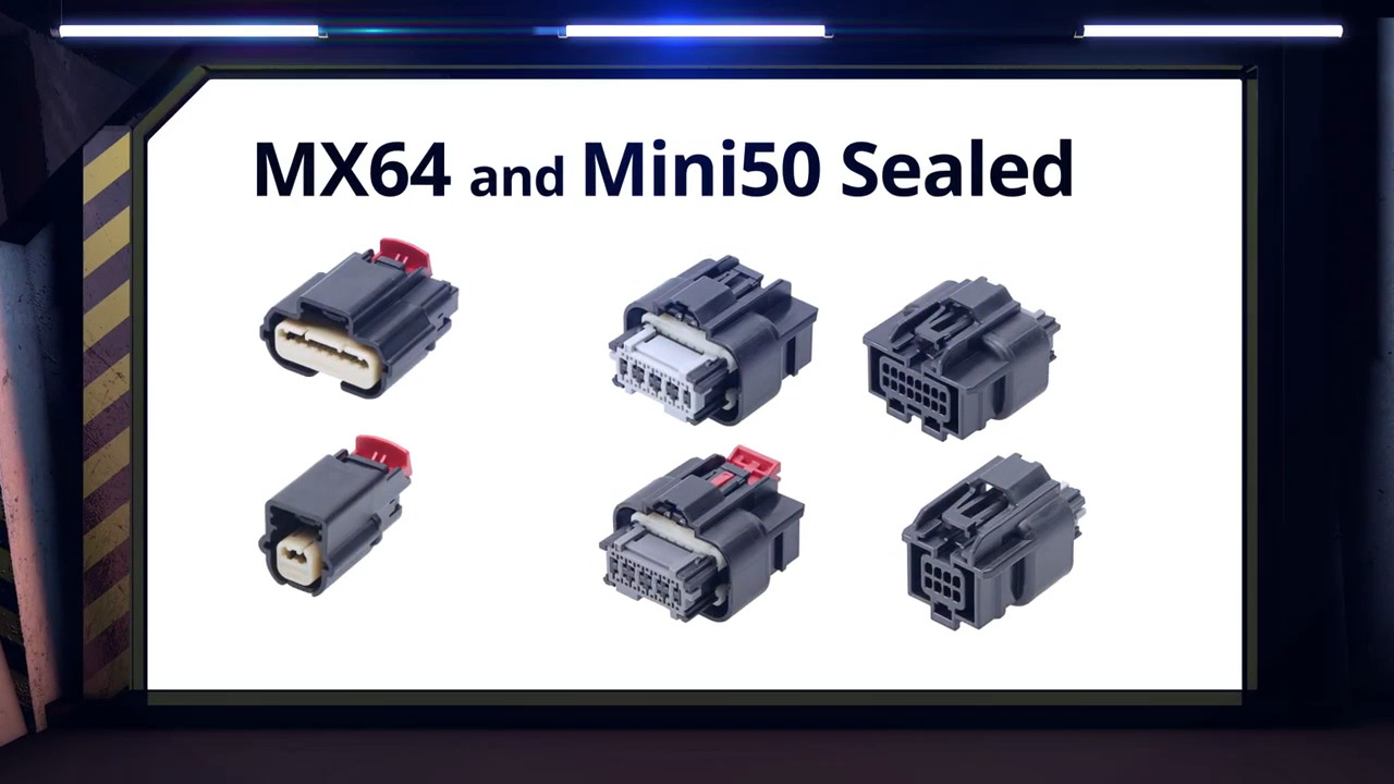 MX64 and Mini50 Sealed Connectors: Beyond the Garage | Molex
