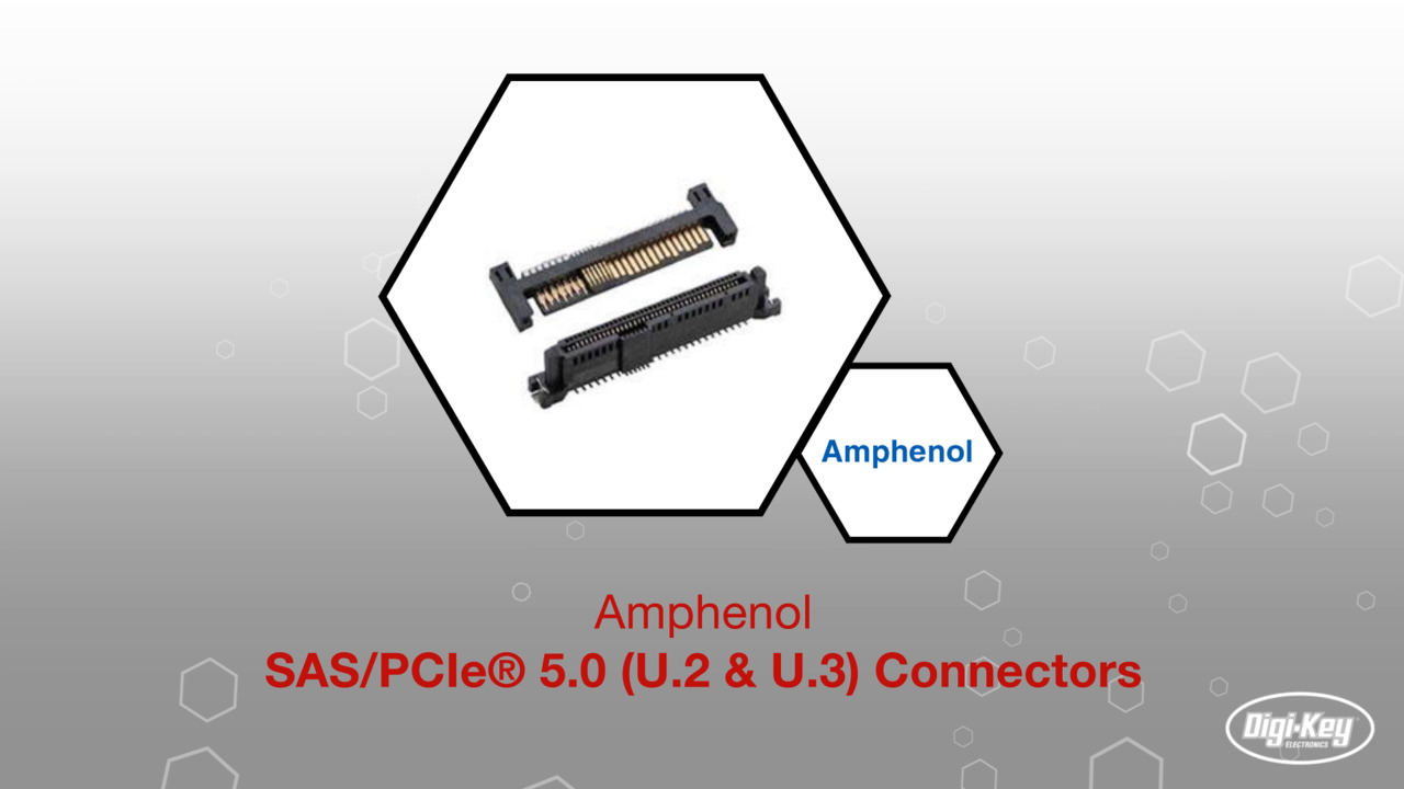 Amphenol ACS - SSIO - FCI Connectors SAS/PCIe® 5.0 Connectors | Datasheet Preview