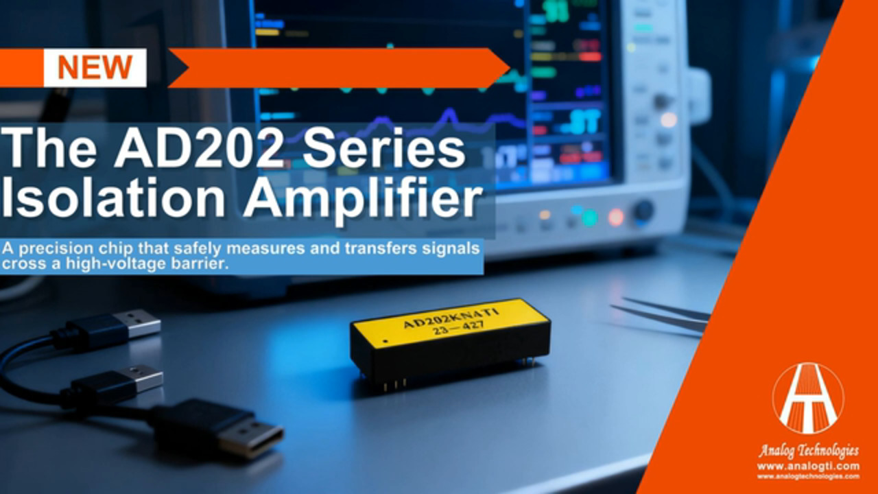 The high voltage isolation amplifiers of ATI is an upgraded drop-in replacement for AD202