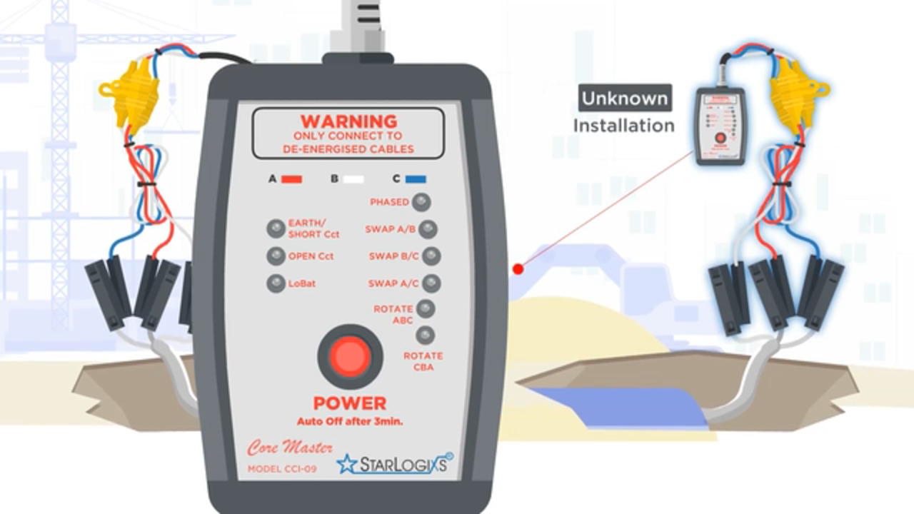 CoreMaster CCI Cable Core Identifier – Advanced Cable Core Identifier for Precise Phasing