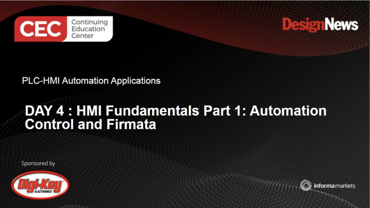 PLC-HMI Automation Applications - Day 4