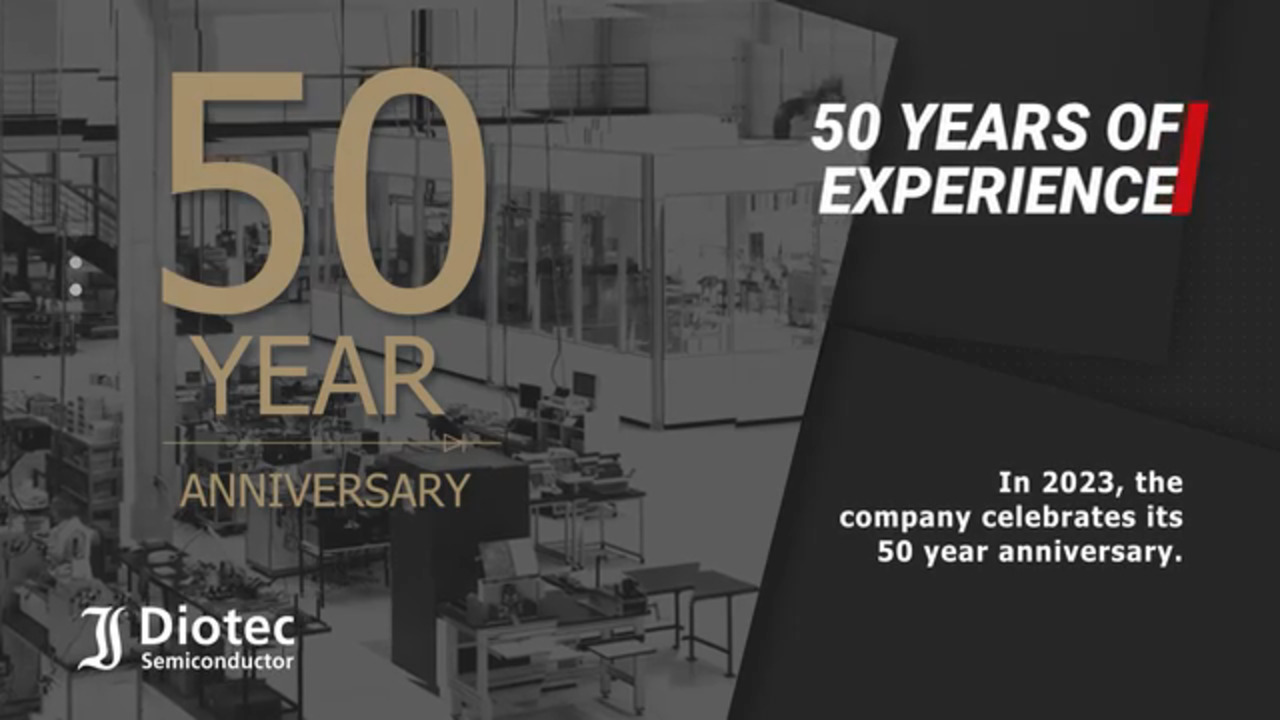 Diotec Semiconductor AG celebrates 50-year anniversary