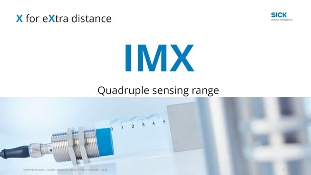 SICK IMX Extended Range Inductive Sensor Demonstration