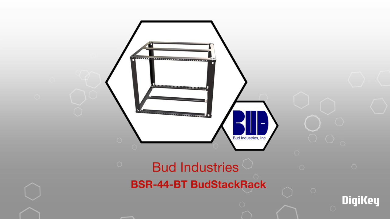 Bud Industries BSR-44-BT BudStackRack | Datasheet Preview