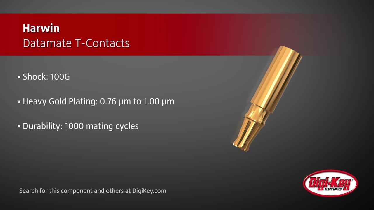 Harwin Datamate T-Contacts | DigiKey Daily
