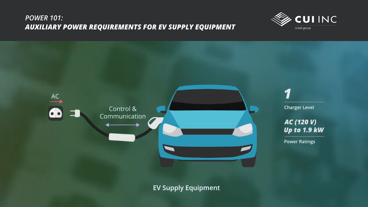 Auxiliary Power Requirements for EVSE
