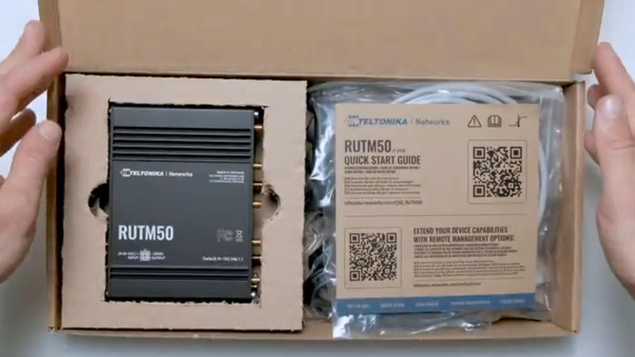 RUTM50 - Cellular 5G Router - Quick Start Guide