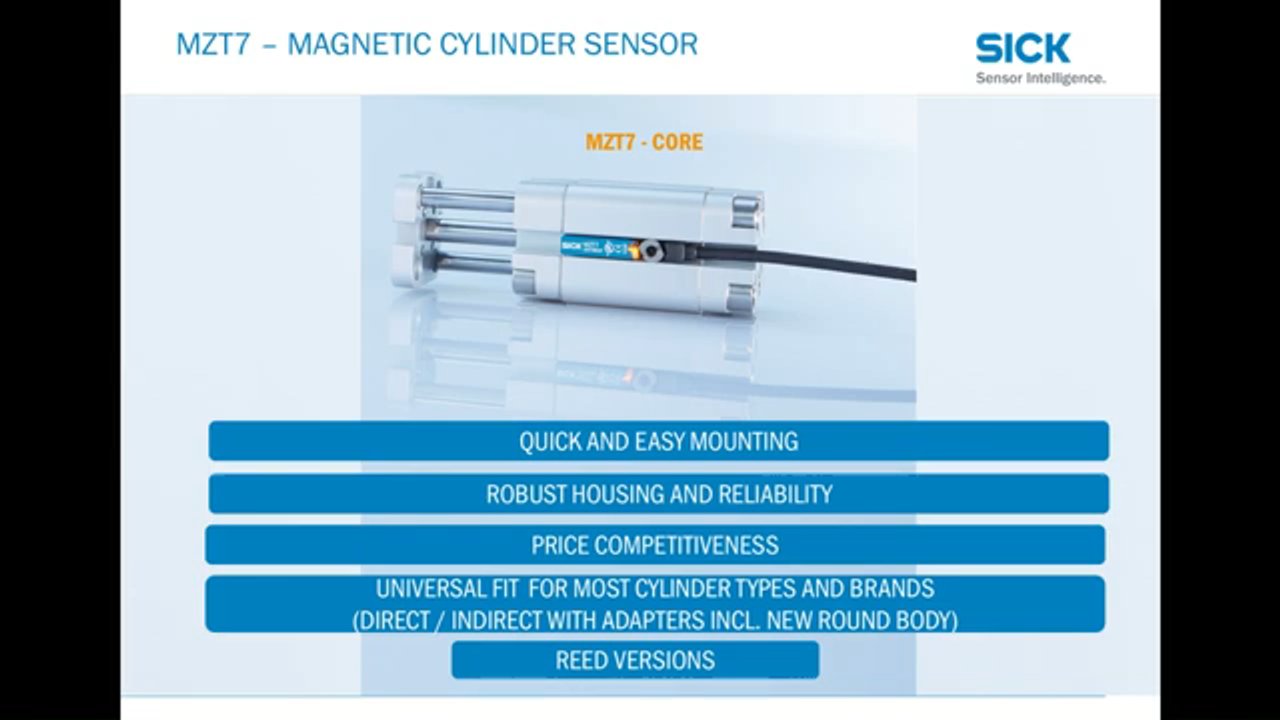 SICK MZT7 Cylinder Sensor Demonstration