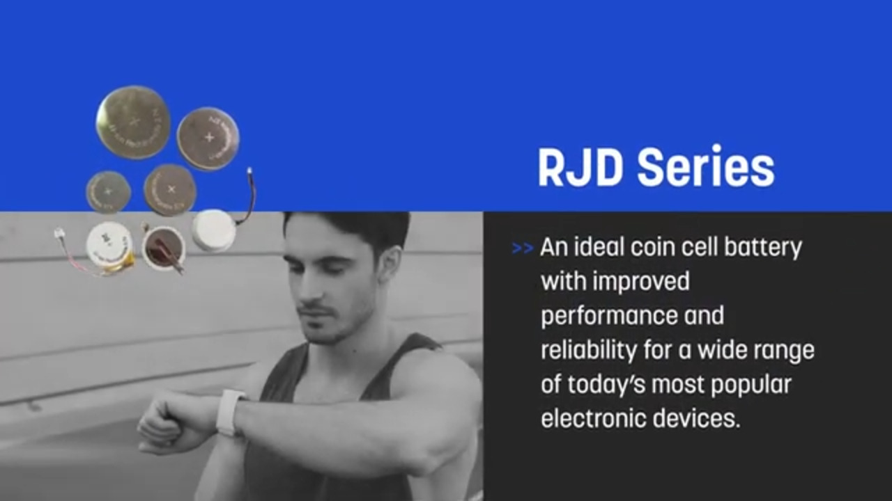 RJD Series Coin Cell Batteries