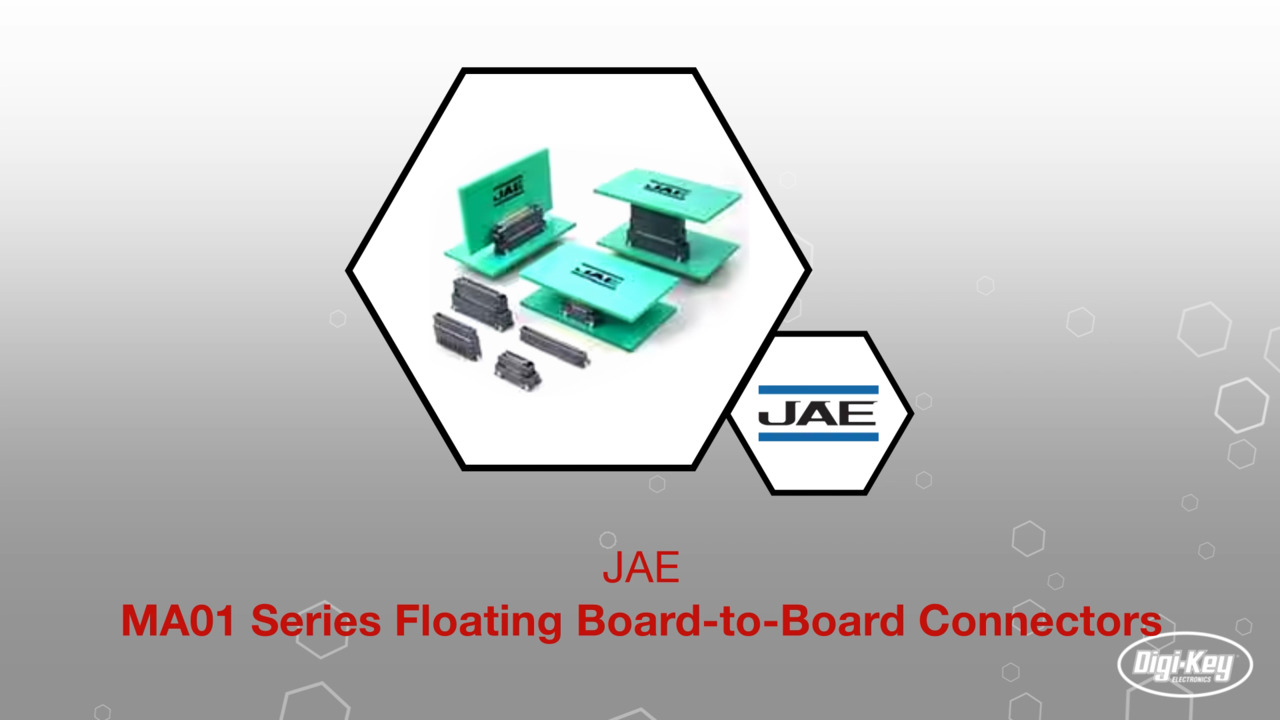 JAE MA01 Series Floating Board-to-Board Connectors | Datasheet Preview