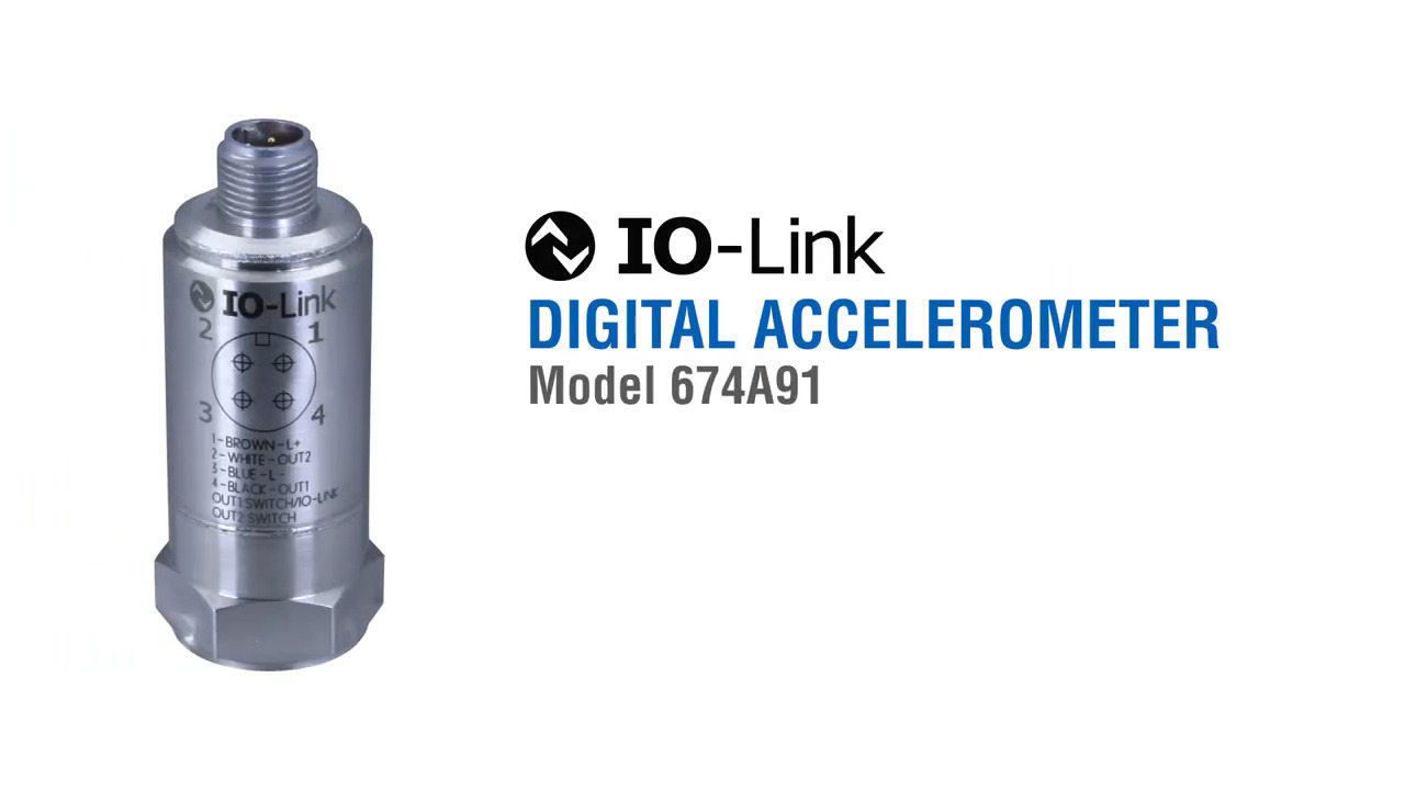 IMI Model 674A91 IO-Link Digital Accelerometer