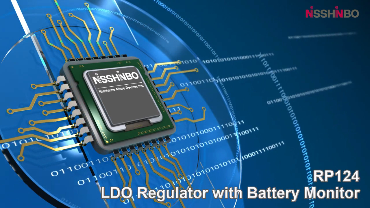 RP124 100mA LDO Regulator with Battery Monitor
