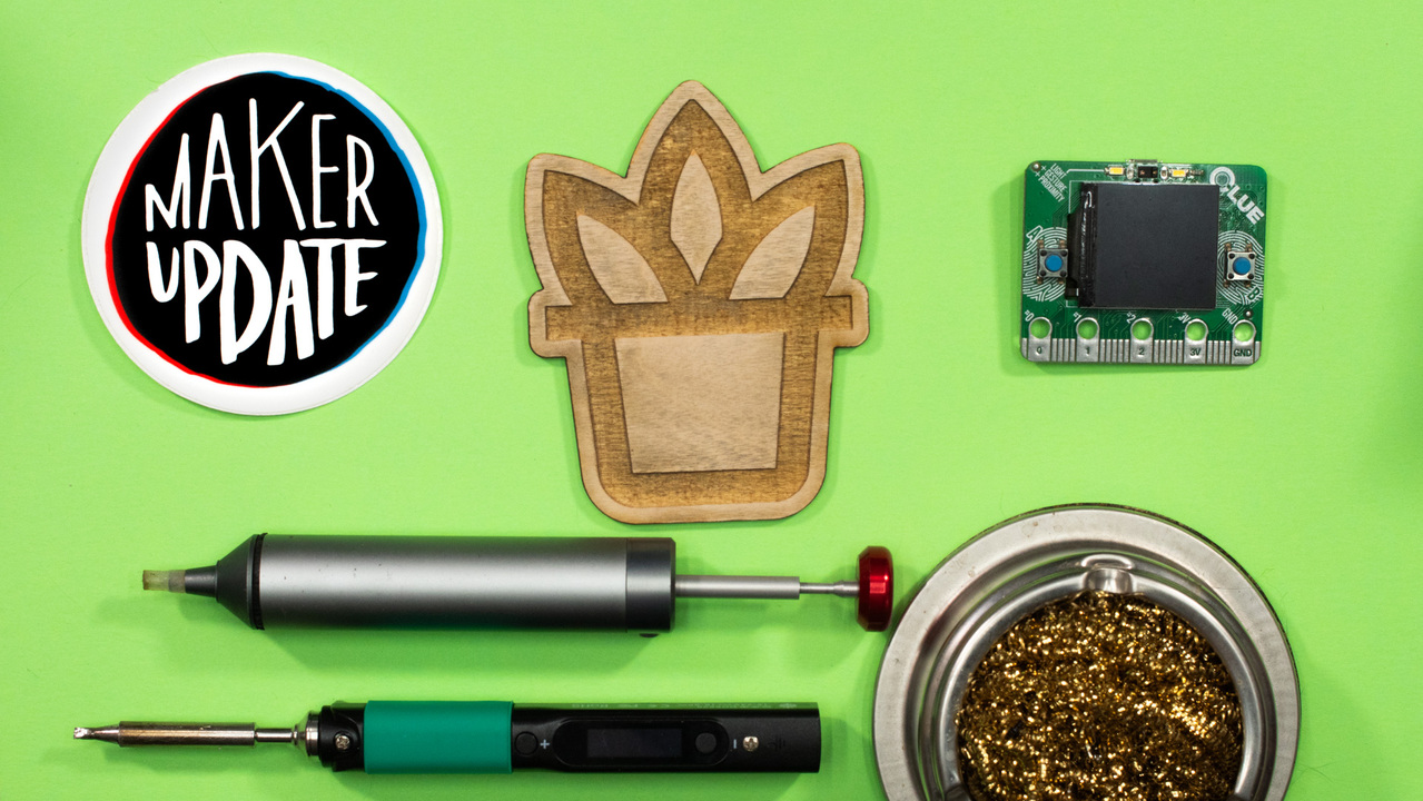 This week on Maker Update: A plant that gives you your life back, a sound sculpture that’s the bee’s knees, breathing life into animatronics, and turning purge poops into jewelry.